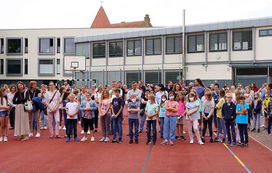 Eindrücke von der Schulrallye für die zukünftigen 5. Klassen